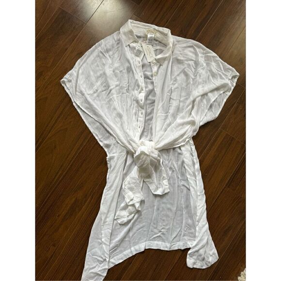 L Space M white Anita Cover-Up Tunic - Picture 6 of 7